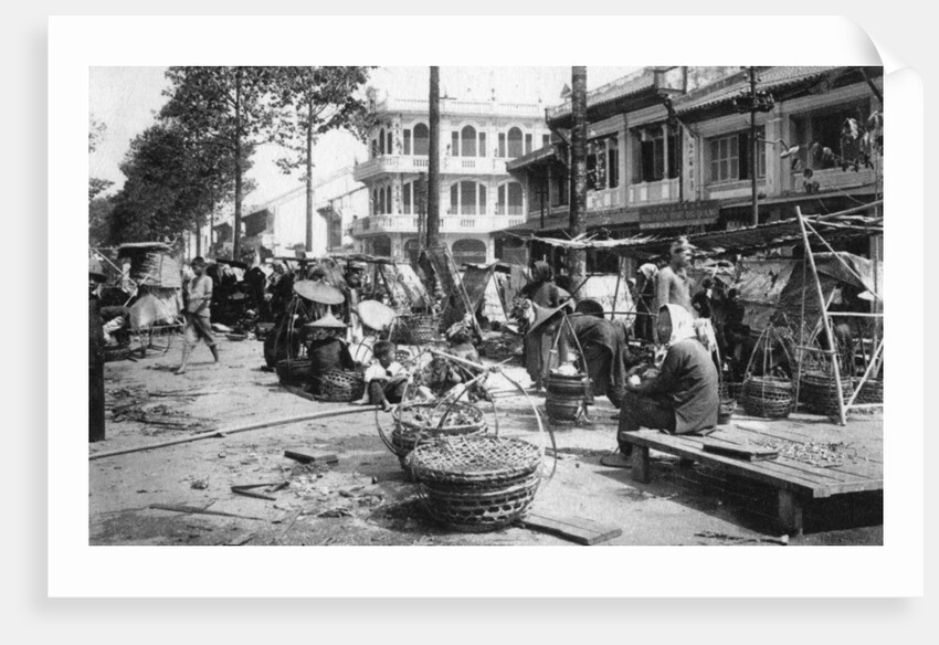 Market, Cholon, Saigon, Vietnam by Anonymous