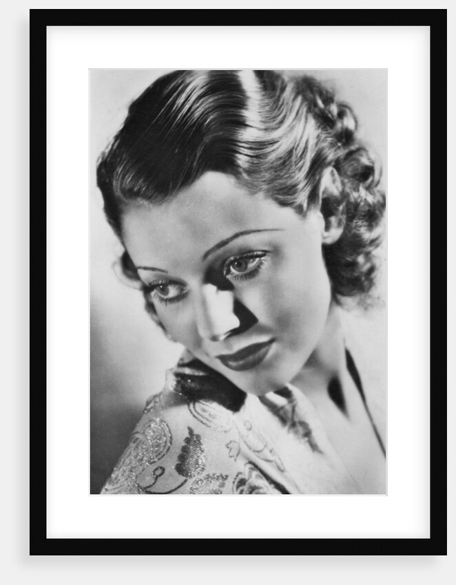 Loretta Young, American actress by Anonymous