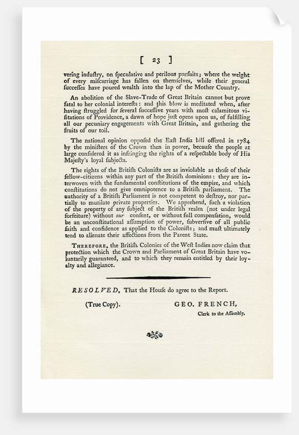 A remonstration of the subject of the slave trade by Anonymous