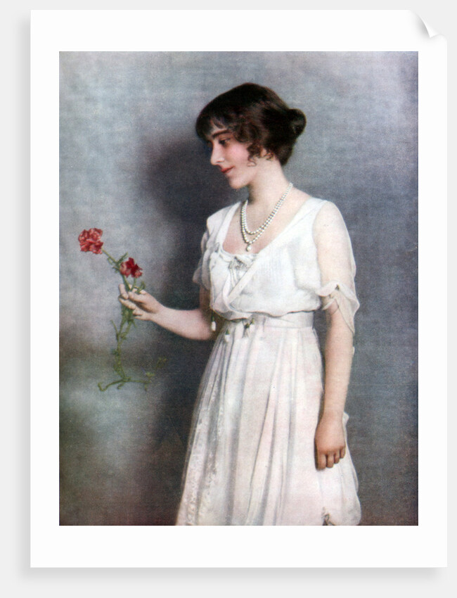 The Red Carnation', Lady Elizabeth Bowes-Lyon by Anonymous