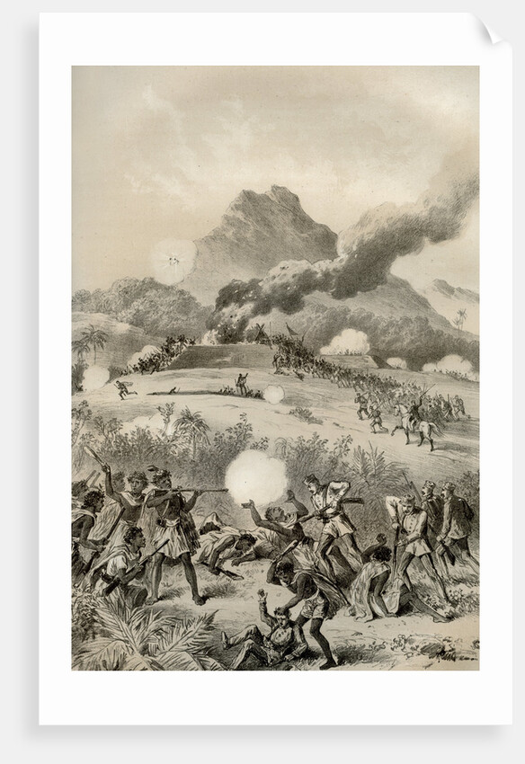 Taking a Maori redoubt, Maori Wars by McFarlane and Erskine