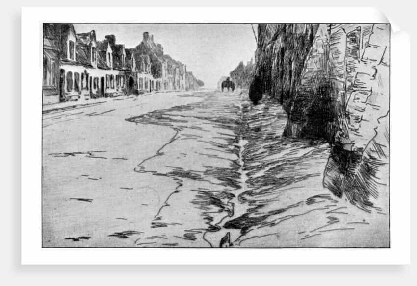 La Grande Rue, Flandre by Albert Baertsoen