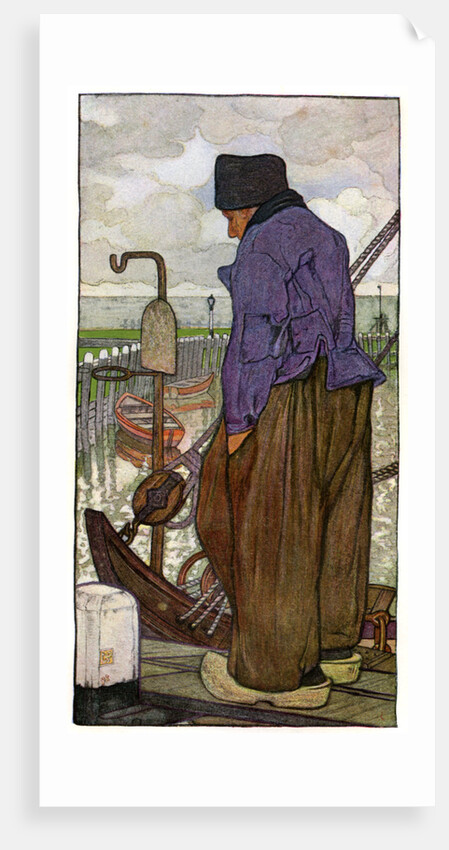 A Dutch boatman by Nico Jungmann