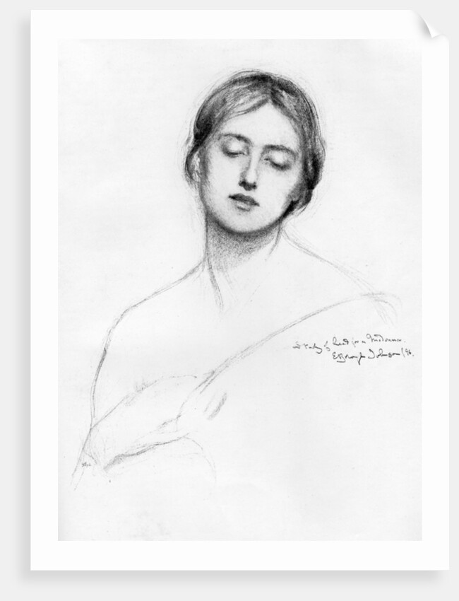 Study of a woman's head by E Borough Johnson