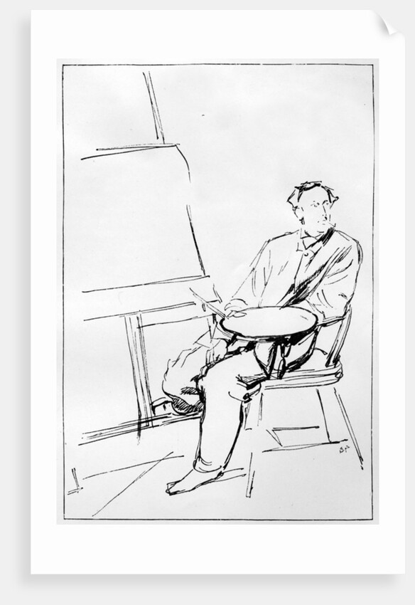 John Everett Millais (1829-1896), British artist by Charles Samuel Keene