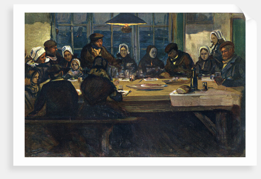 Le Repas D'Adieu by Charles Cottet