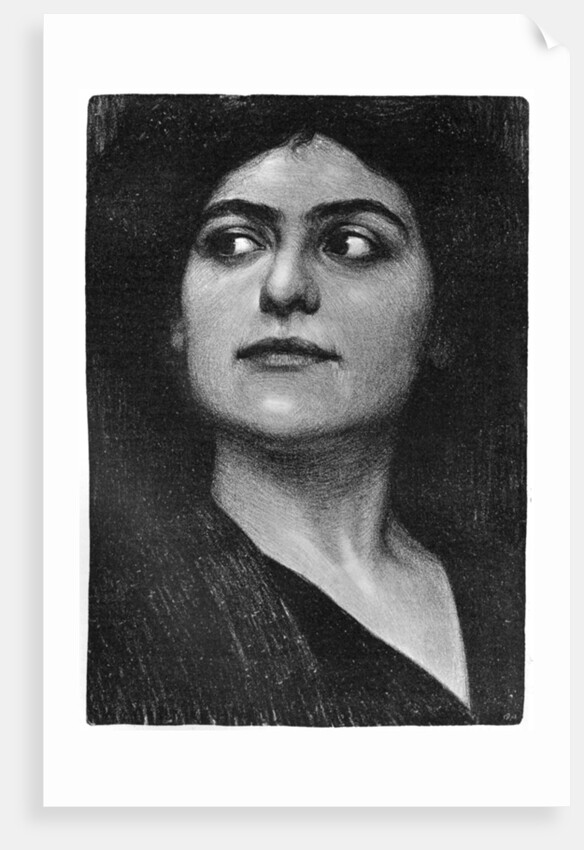 Study of a woman's head by Hans Unger