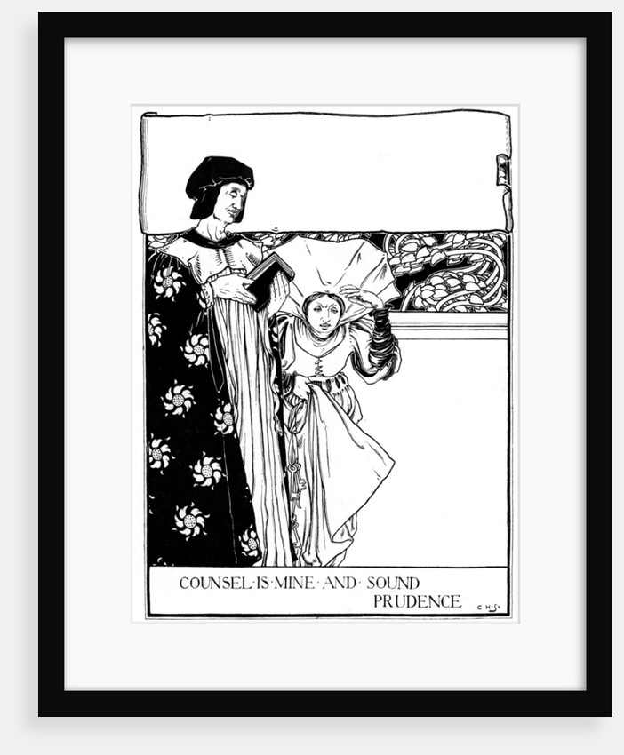 Counsel is Mine and Sound Prudence by Eleanor Fortescue-Brickdale