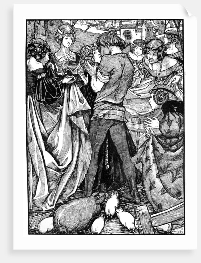 The Princess and the Swineherd by Eleanor Fortescue-Brickdale