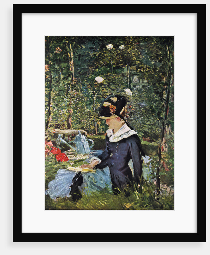 Young Girl on the Threshold of the Garden at Bellevue by Edouard Manet