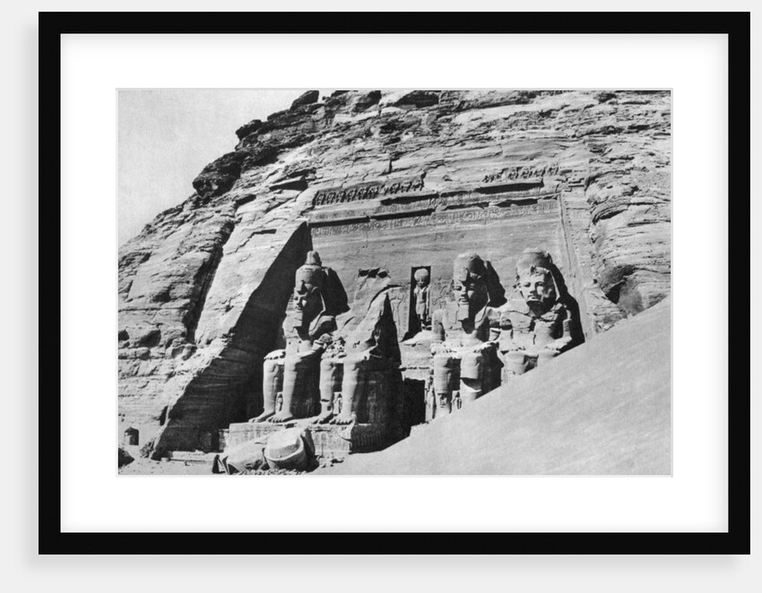 The Temple of Abu Simbel, Egypt by Anonymous
