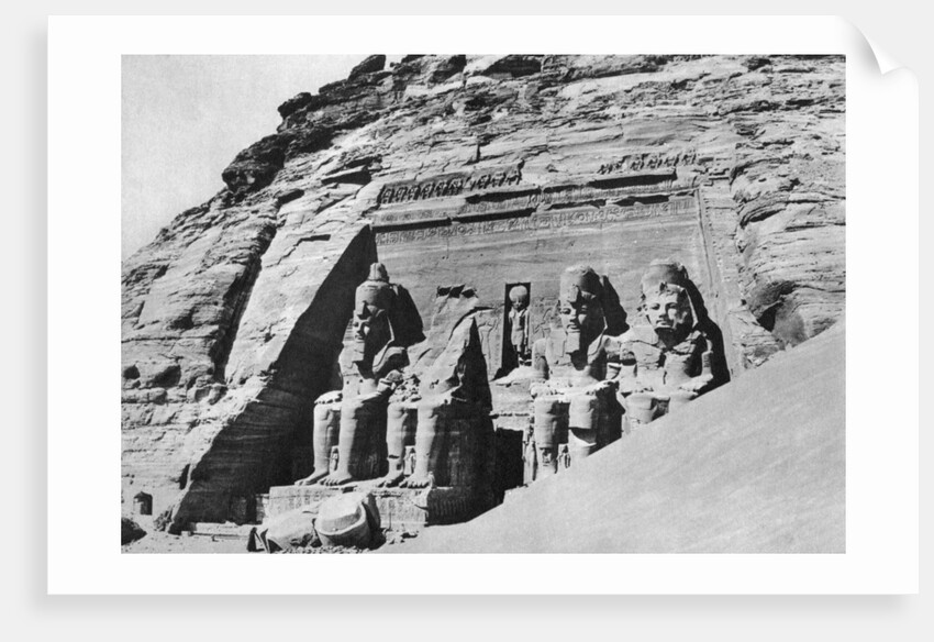 The Temple of Abu Simbel, Egypt by Anonymous