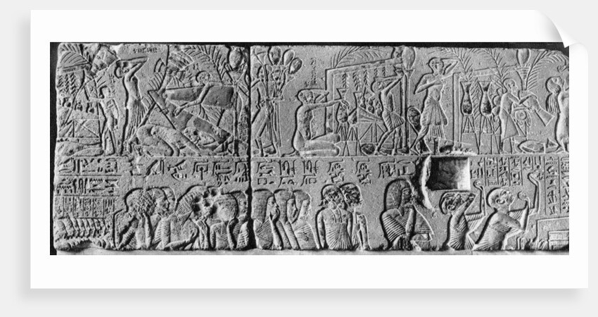 The funeral of a Memphite high priest, c1350 BC by Anonymous