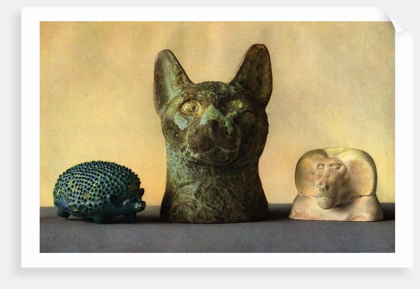 Animal carvings from the New Kingdom and Late Period, Egypt by Anonymous