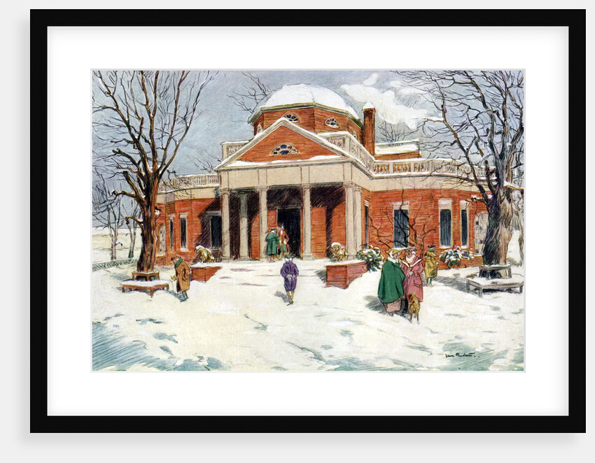 Monticello, near Charlottesville, Virginia, USA by James Preston
