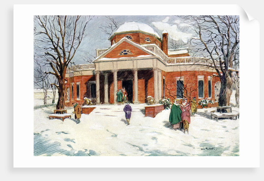 Monticello, near Charlottesville, Virginia, USA by James Preston