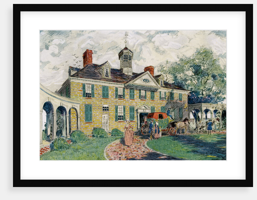 Mount Vernon, near Alexandria, Virginia, USA by James Preston