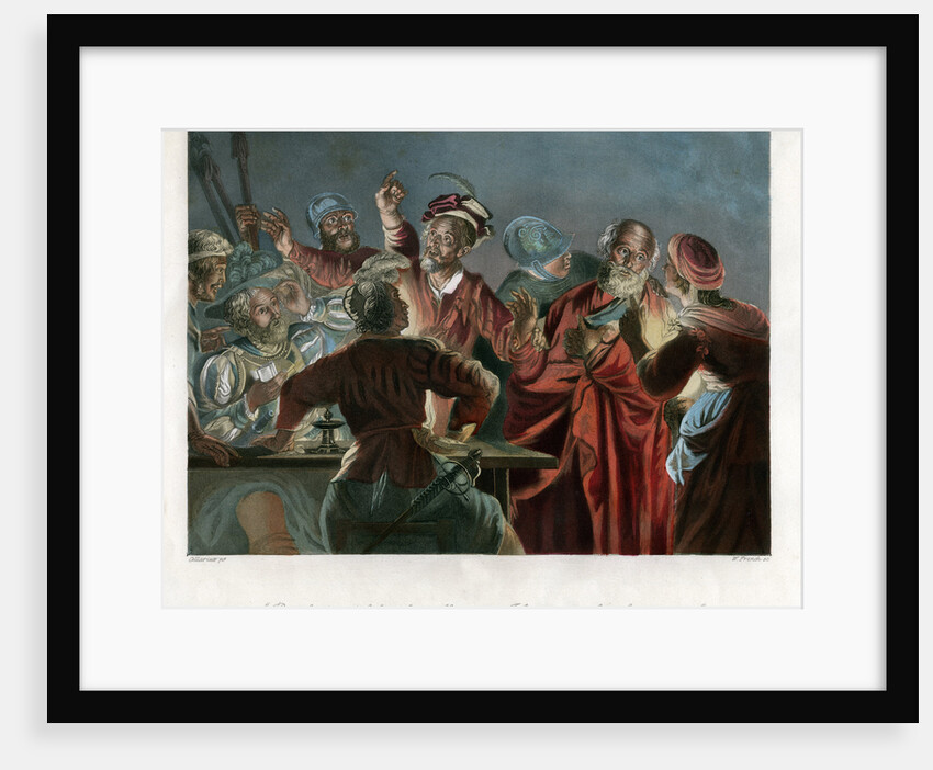 But he denied before them all saying, I know not what thou sayest by William French