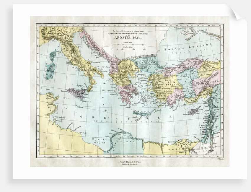 The missionary journeys and last voyage of the Apostle Paul by W Hughes