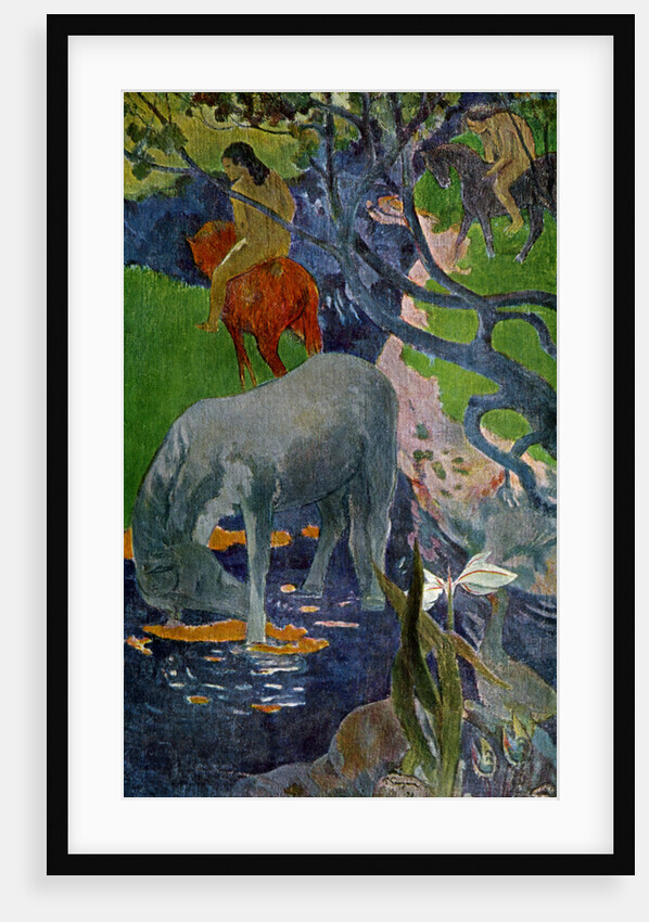 The White Horse by Paul Gauguin