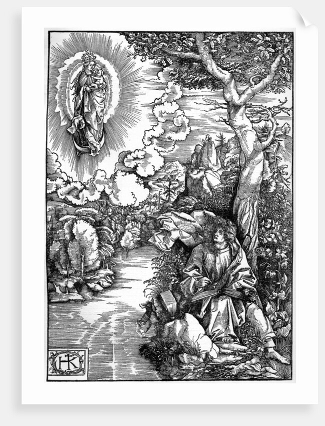 St John in Patmos by Hans von Kulmbach