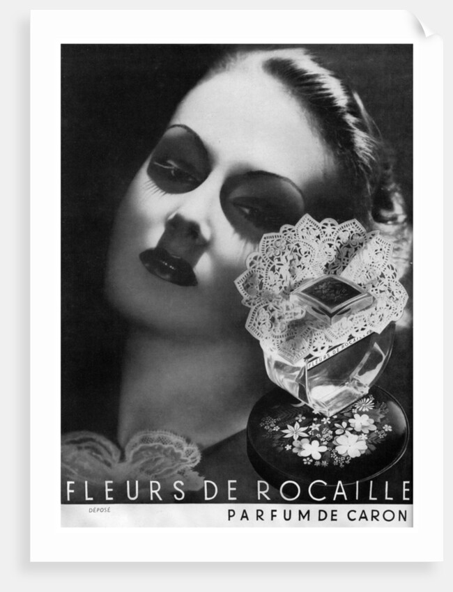 An advertisement for Caron perfume by Anonymous