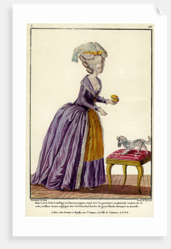 French fashion during the reign of Louis XVI by Anonymous