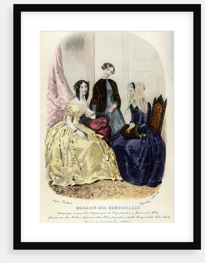 Parisian fashions of the 19th century by Anonymous