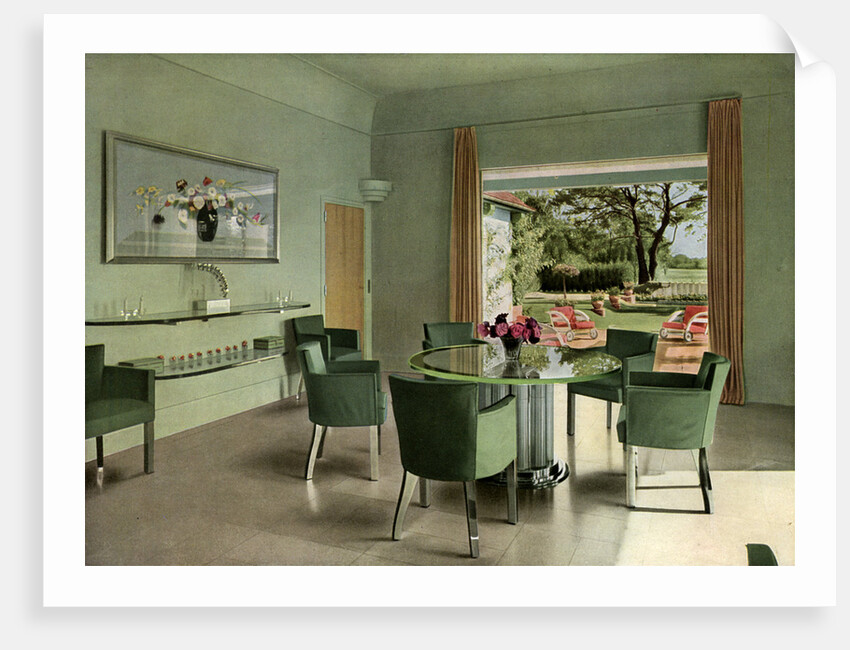 A French dining room by Anonymous