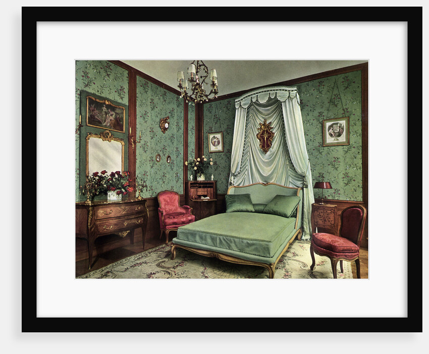 A bedroom from the reign of Louis XV Room, Hotel des Saints Pères, Paris by Anonymous
