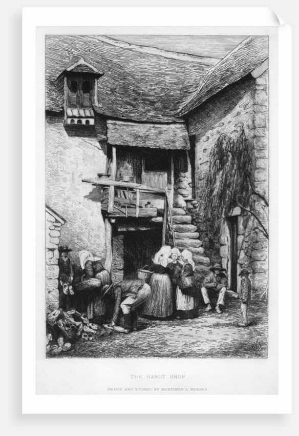 The Sabot Shop by Mortimer L Menpes