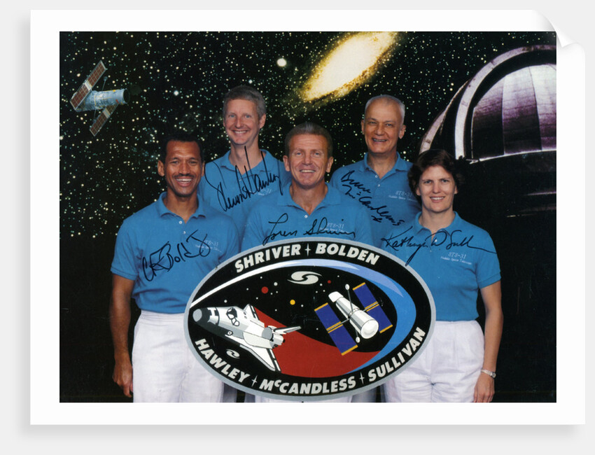 The crew of Space Shuttle Mission STS-31 by NASA