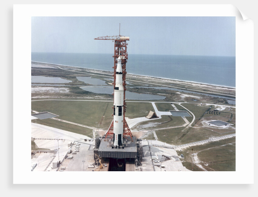 Apollo 15 on the launch pad at Kennedy Space Center, Florida, USA by NASA