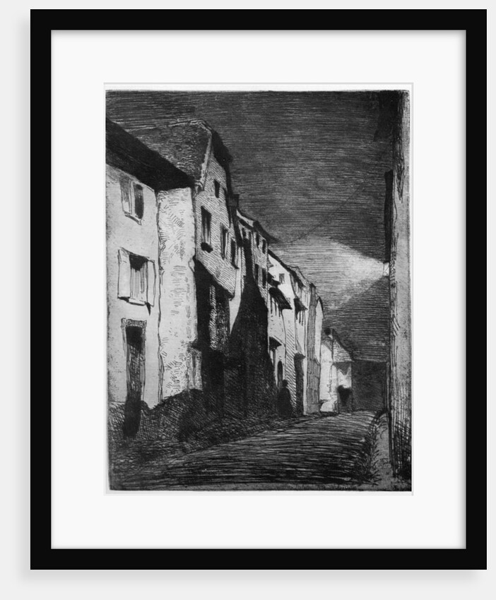 Street at Saverne by James Abbott McNeill Whistler