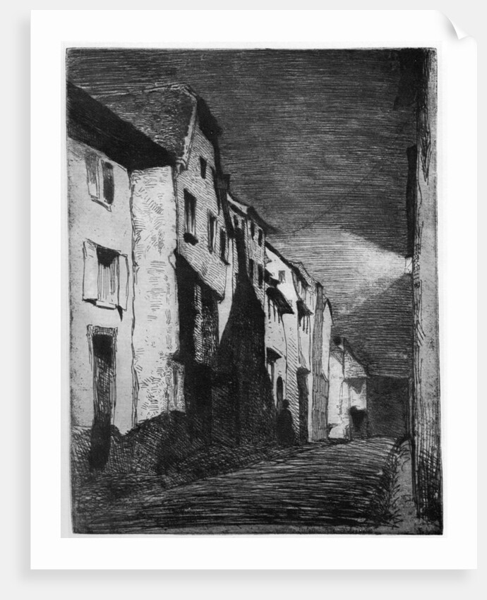 Street at Saverne by James Abbott McNeill Whistler