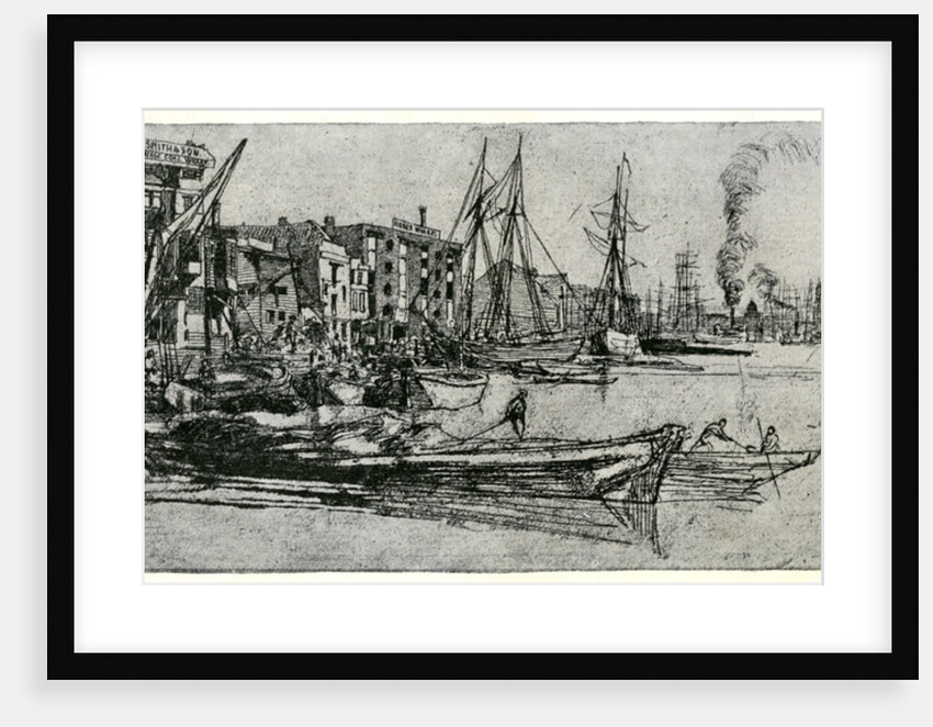 Thames Warehouse by James Abbott McNeill Whistler