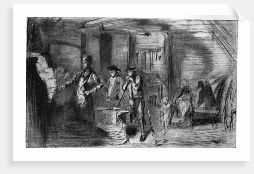 The Forge by James Abbott McNeill Whistler