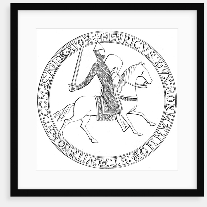 The seal of King Henry II of England by Anonymous