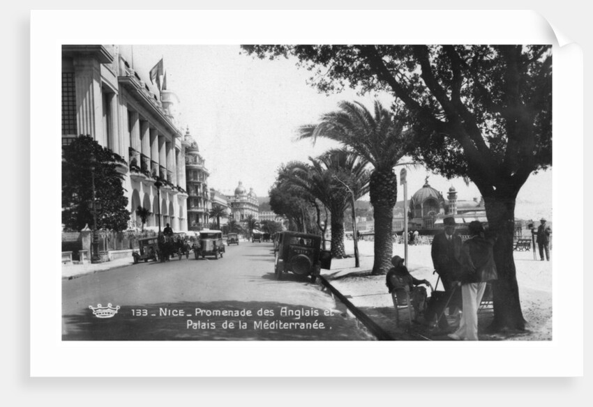 The Palais de la Mediterranee, Nice, France by Munier