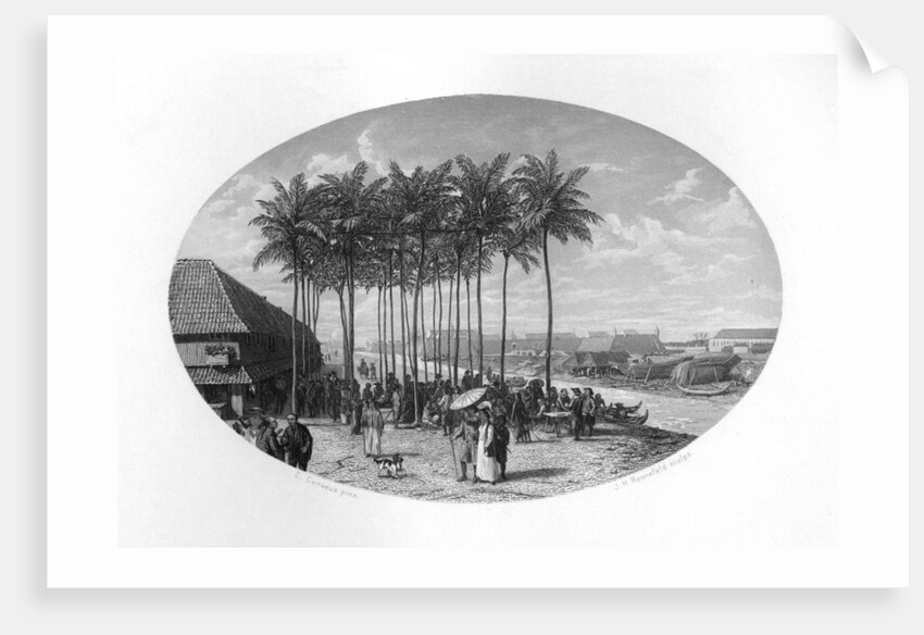 Foundation of Batavia, Java, Dutch East Indies by JH Rennefeld