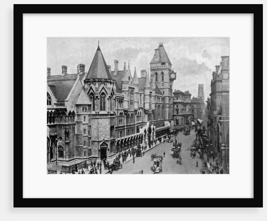 The Royal Courts of Justice, Strand, Westminster, London by Anonymous