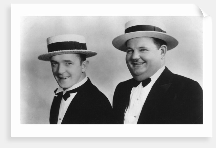 Stan Laurel (1890-1965) and Oliver Hardy by Anonymous