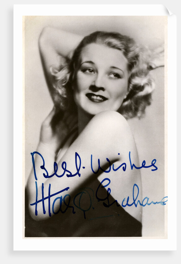 Margot Grahame (1911-1982), English actress by Anonymous