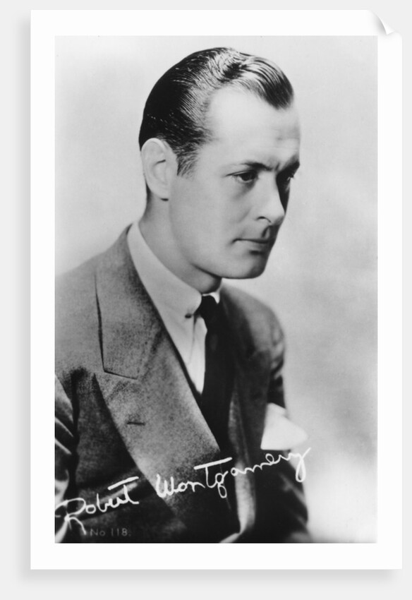 Robert Montgomery (1904-1981), American actor and director by Anonymous