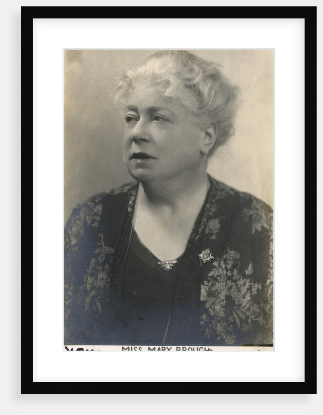 Mary Brough (1863-1834), English actress by Anonymous