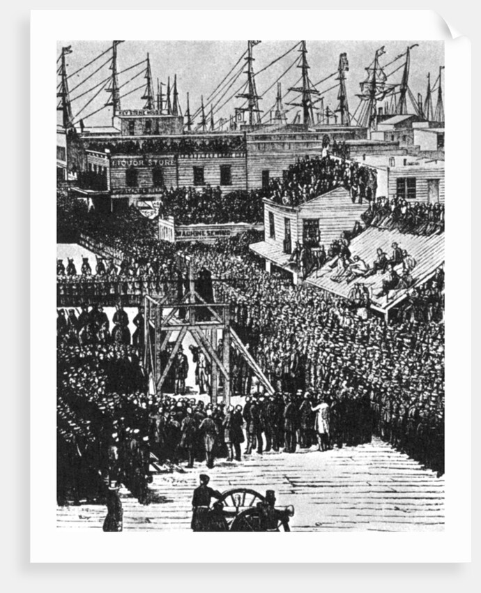 The hanging of Hetherington and Brace, San Francisco by Anonymous