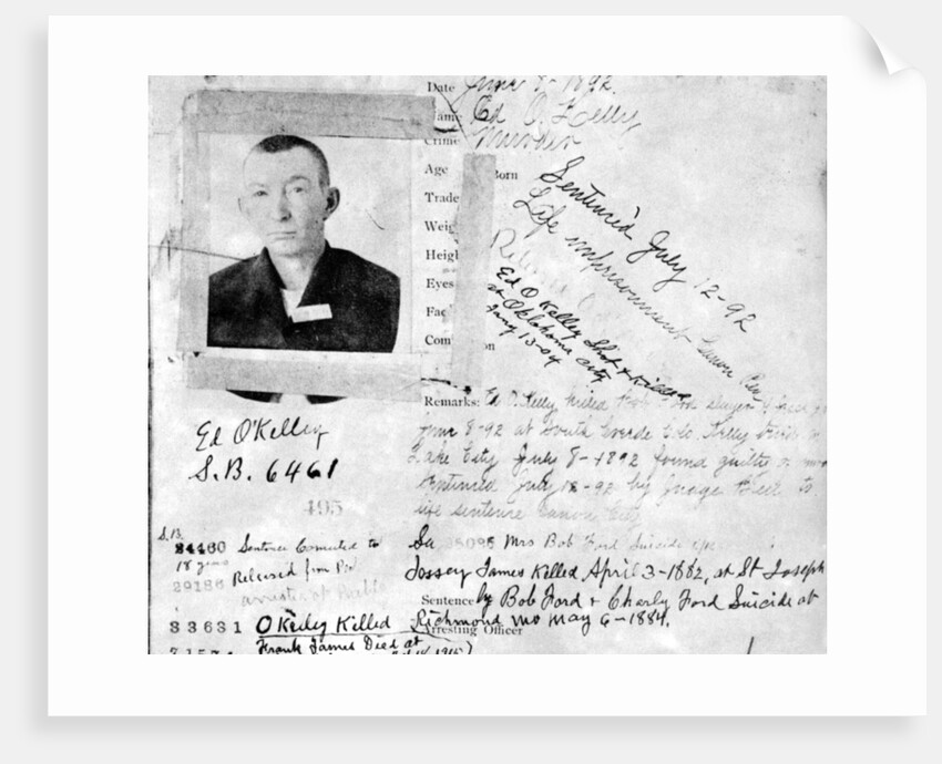 The blotter on the man who killed Robert Ford by Anonymous