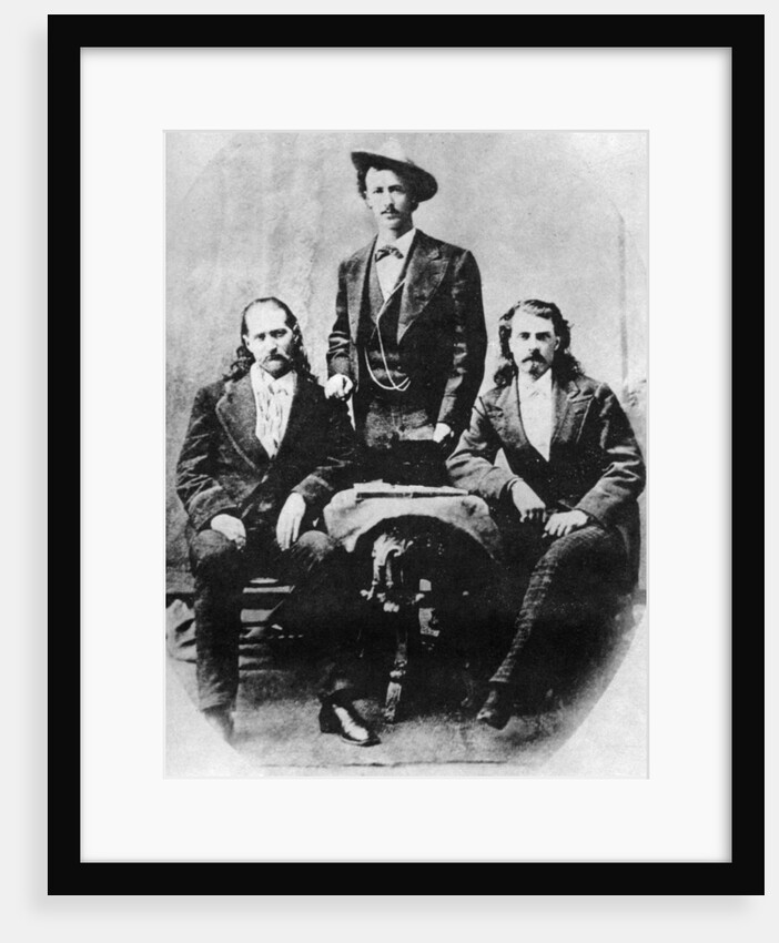 'Wild Bill' Hickok, 'Texas Jack' Omohundro and 'Buffalo Bill' Cody by Anonymous