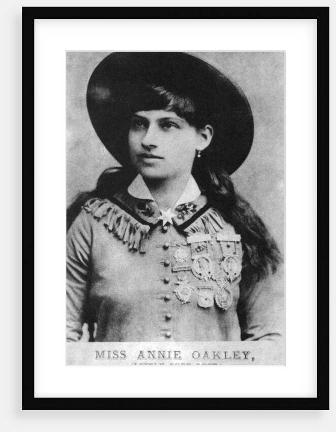 Annie Oakley, American exhibition sharpshooter by Anonymous