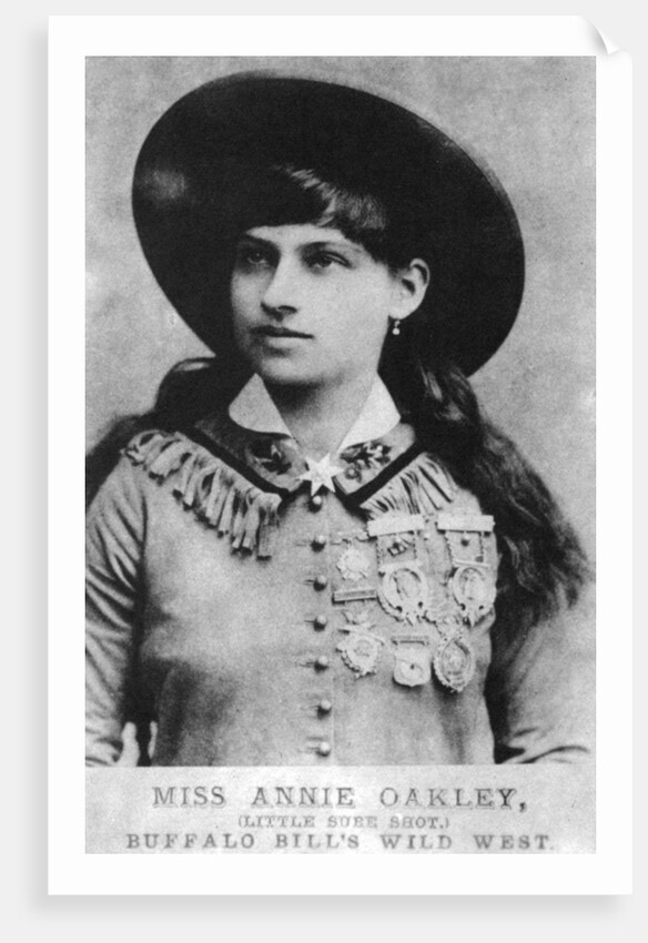 Annie Oakley, American exhibition sharpshooter by Anonymous